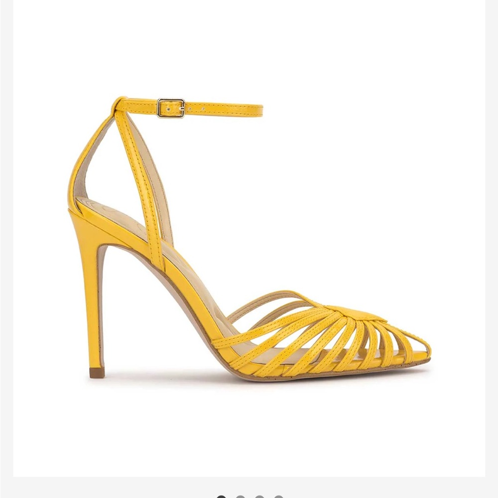 Jessica Simpson Paveri Yellow Strappy High Heel Sandals